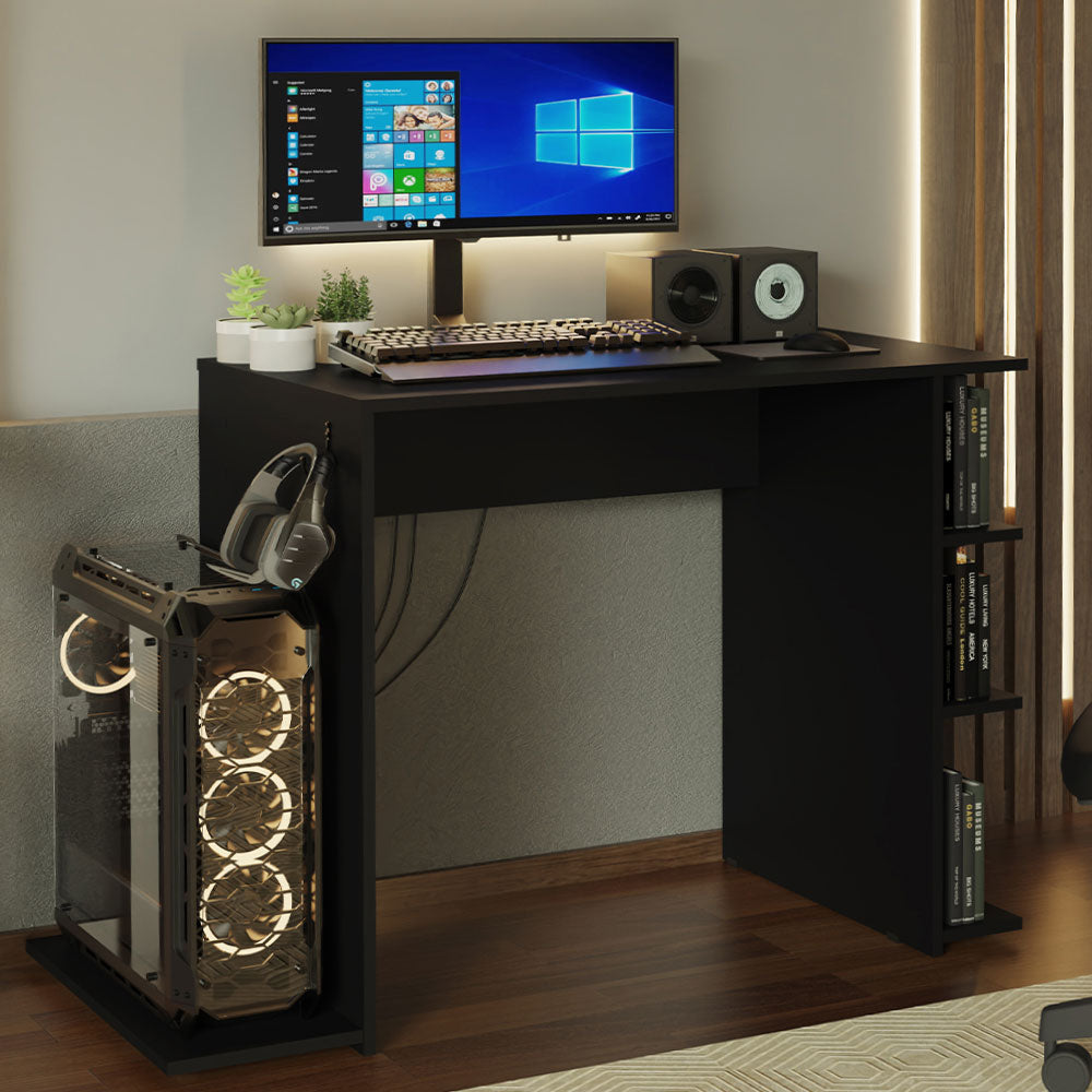 Escritorio Mesa para Computadora Office Negro 9414