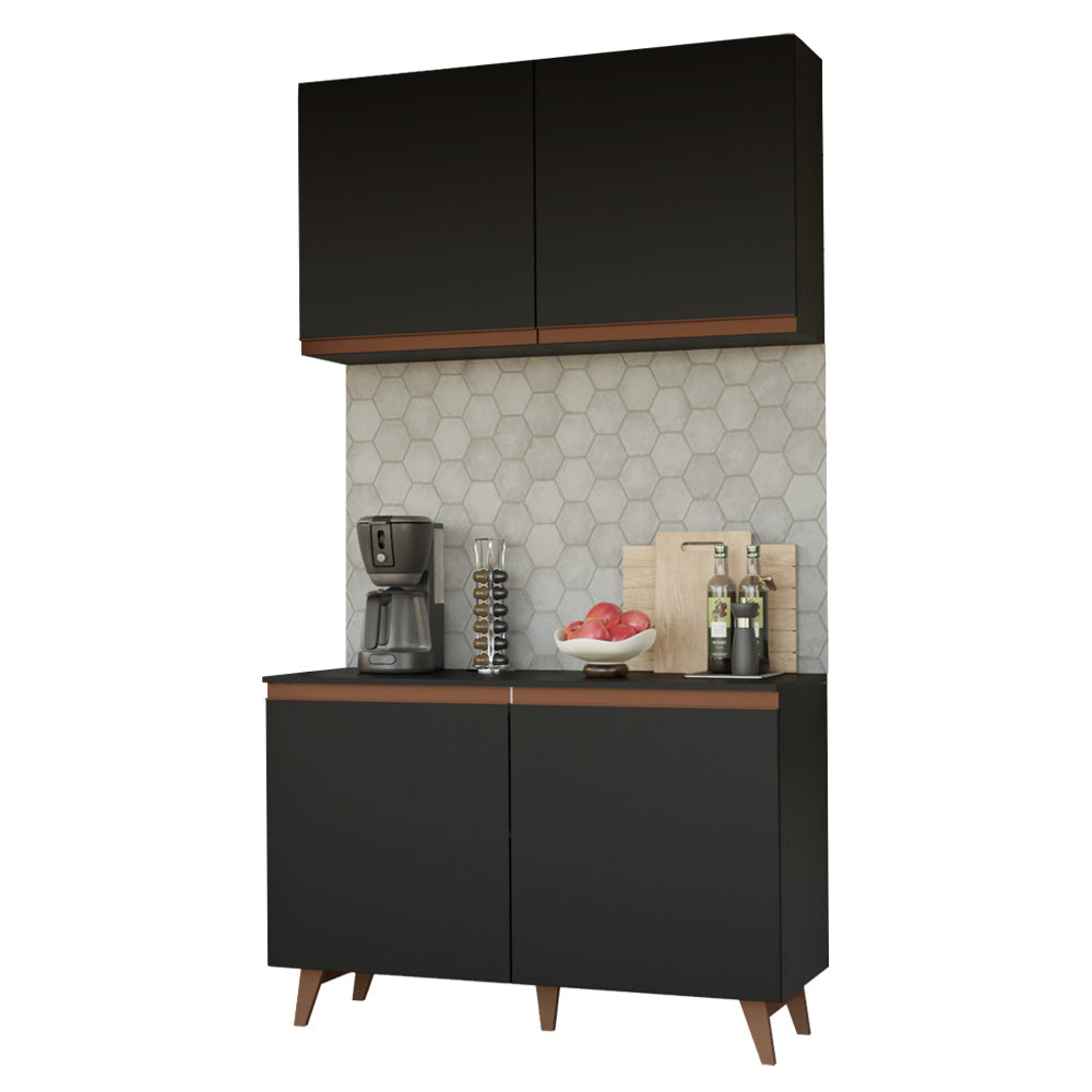 Cocina Integral Reims 120 cm Negro