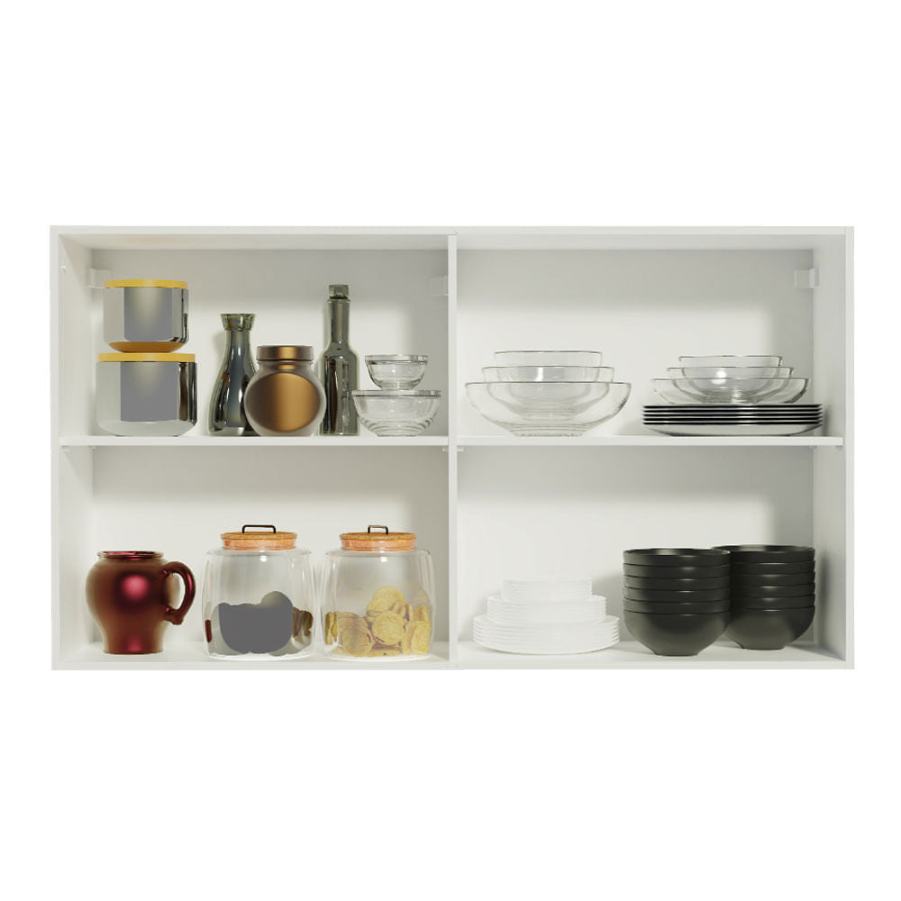 Gabinete Superior 120 cm 2 Puertas Reims Blanco