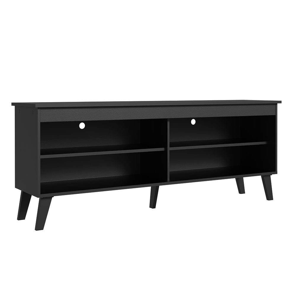 Mueble para TV hasta 65" con Patas Negro Turim