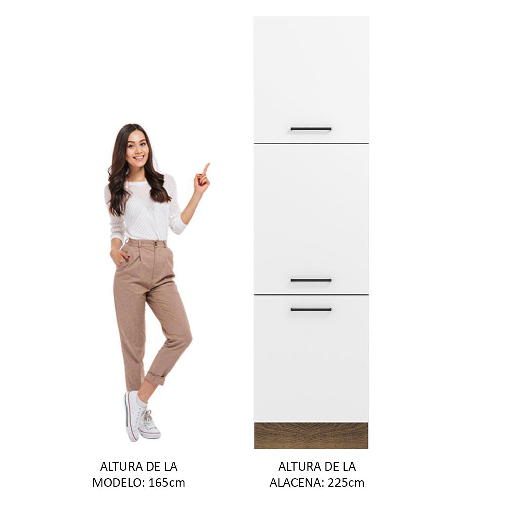 Mueble de Cocina Armario Despensa Agata 3 Puertas