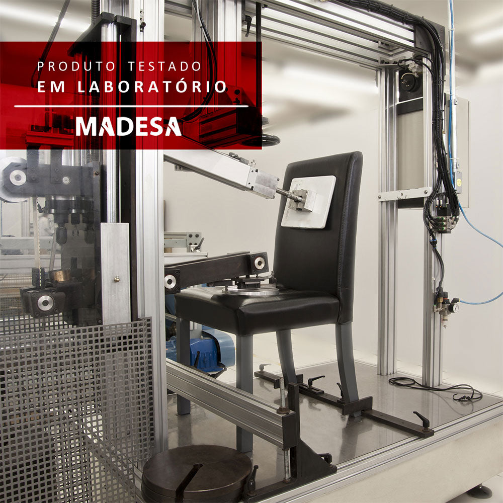 Juego de 4 Sillas 4291 Marrón/Negro