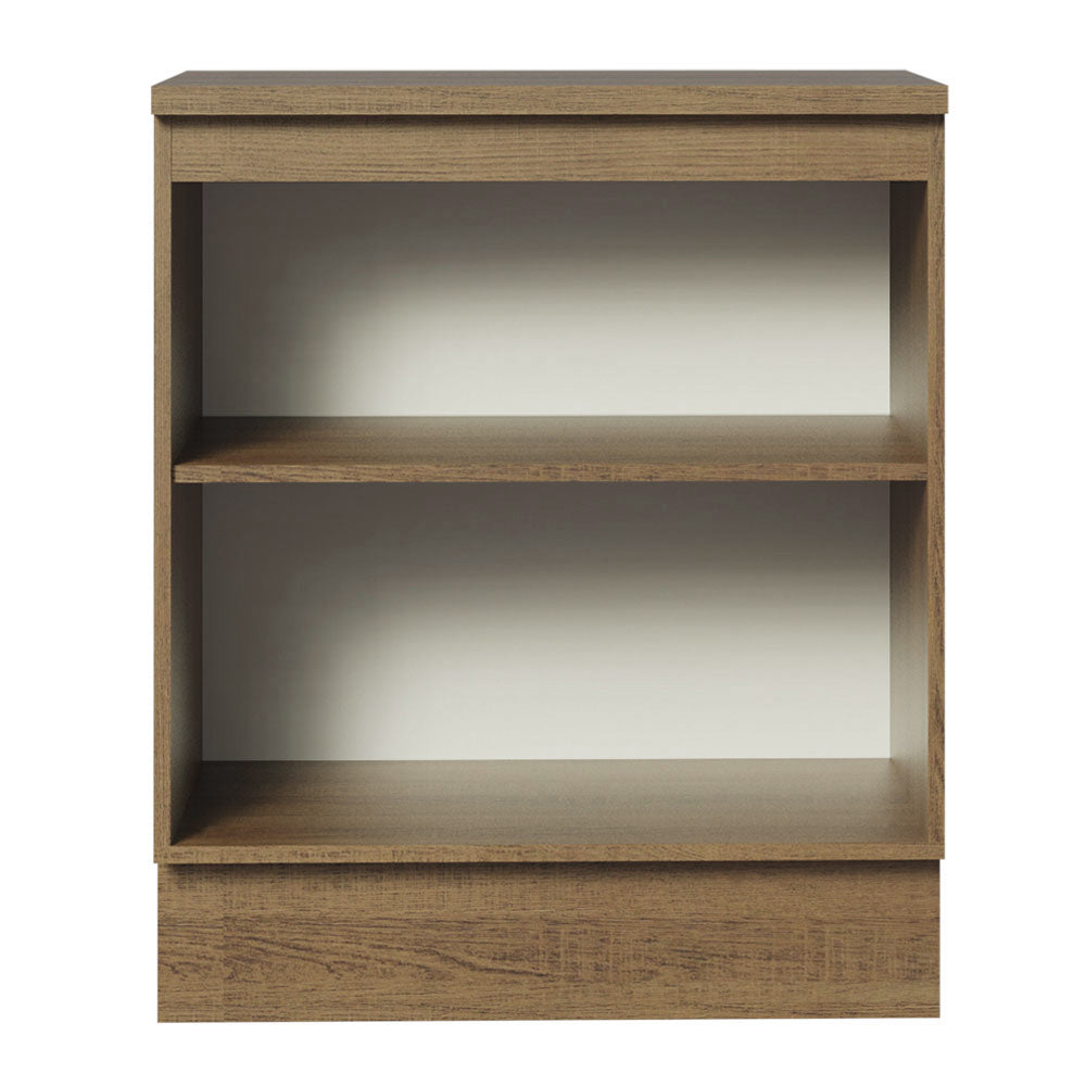 Mueble de Cocina 70 cm 2 Puertas Marrón/Crema Agata Madesa