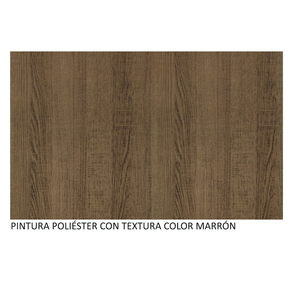 Clóset Infantil Nick 2 Puertas Corredizas con Espejo Marrón