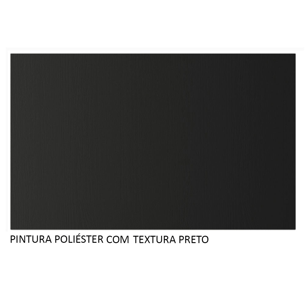 Mueble para TV hasta 65" con Patas Negro Turim