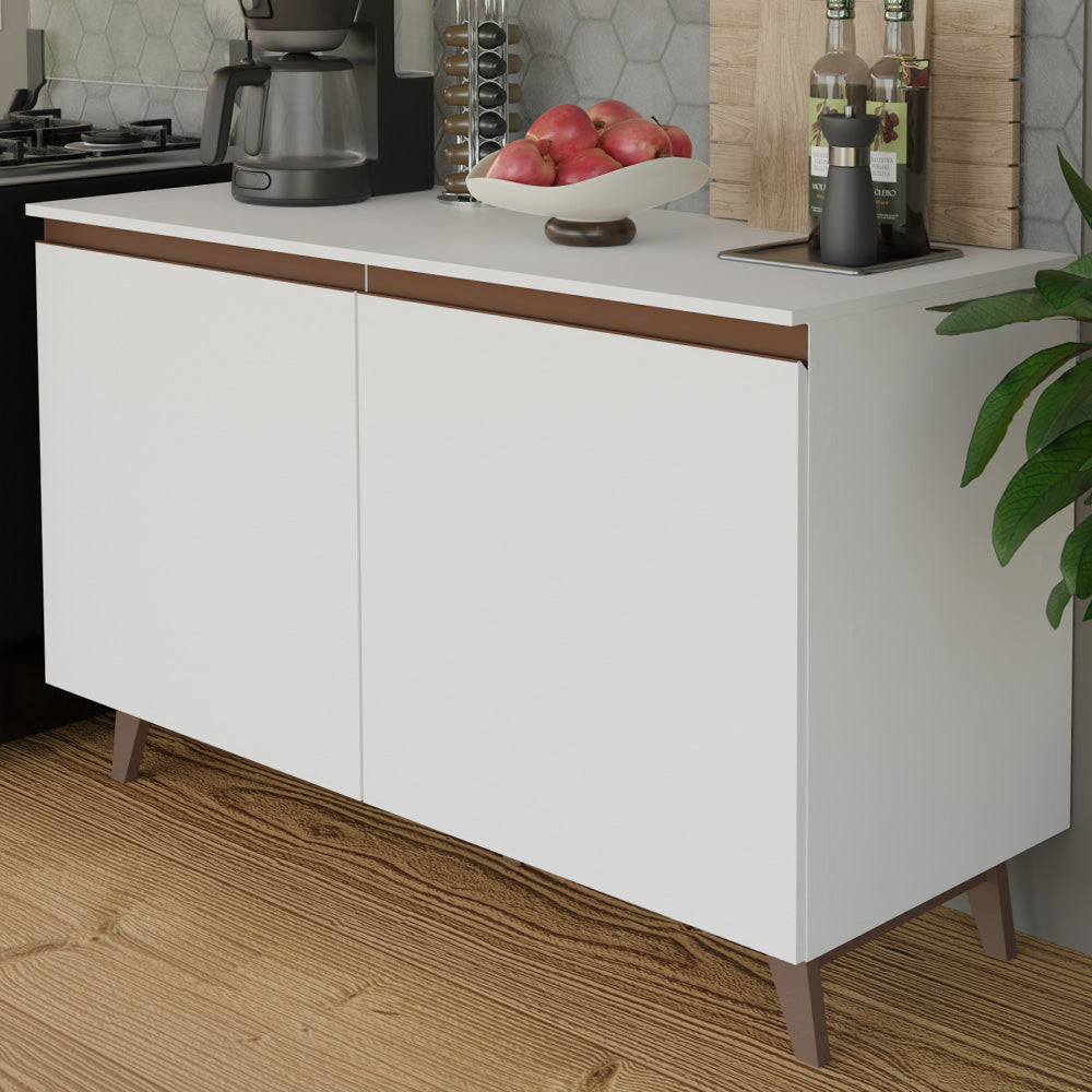 Cocina Integral 120cm Blanco Reims