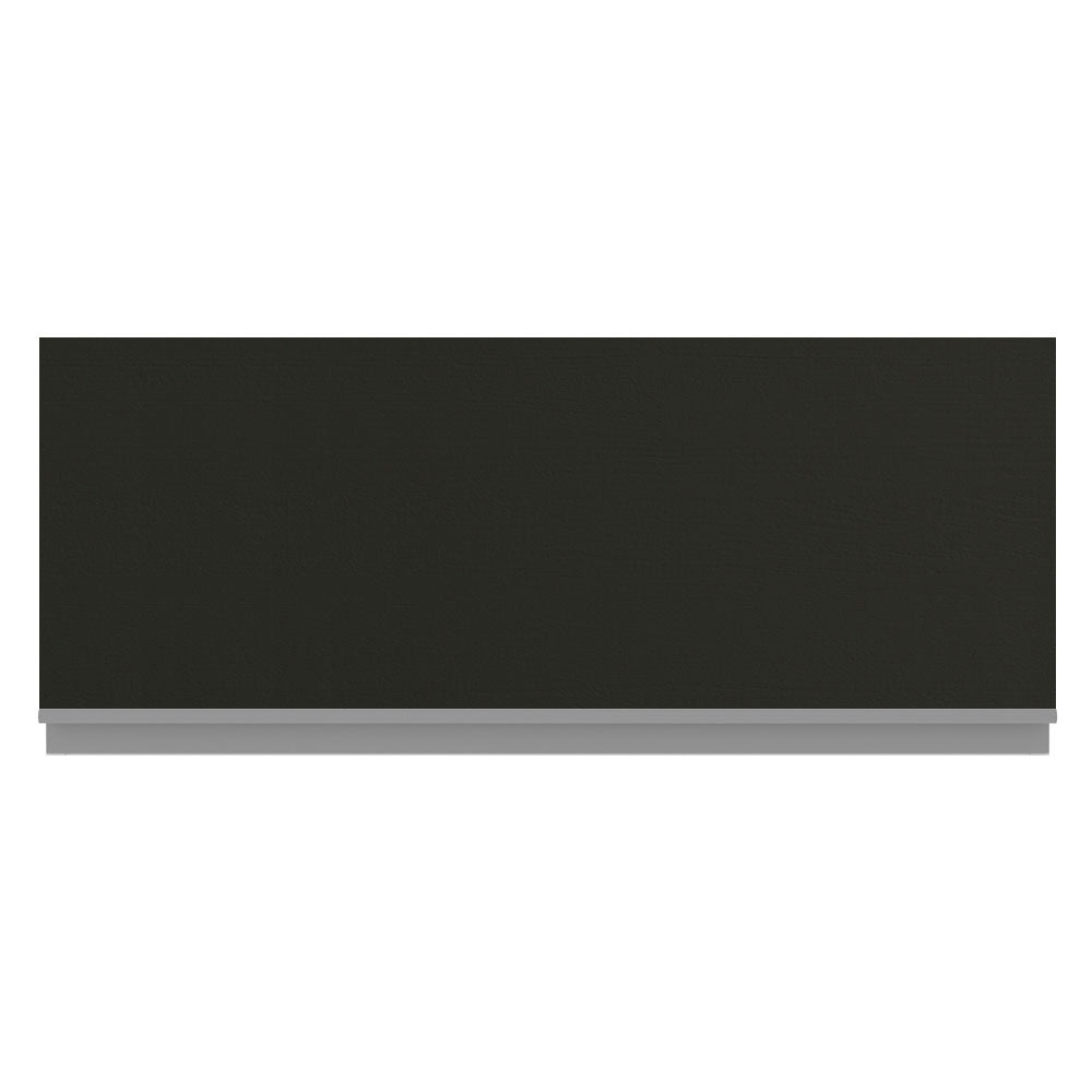 Gabinete Superior 80cm 1 Puerta Abatible Blanco/Negro Glamy