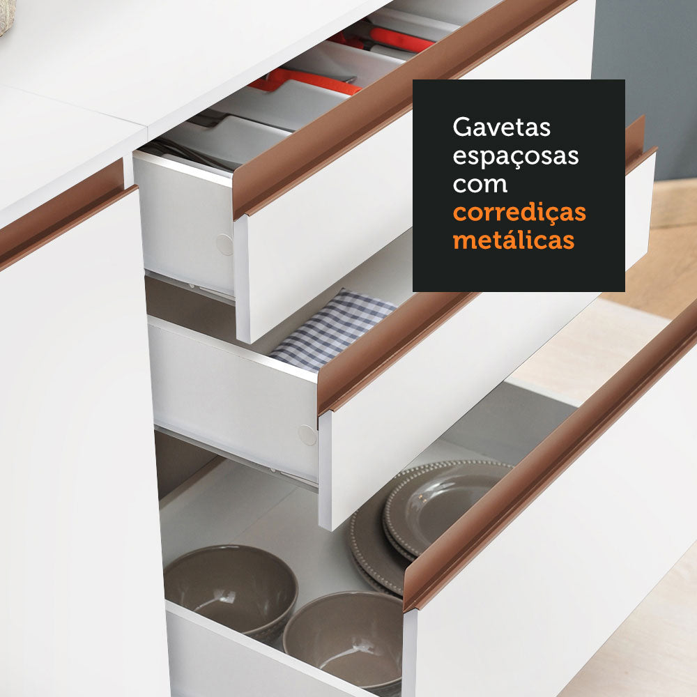 Cocina Integral 240cm Reims Blanco 02