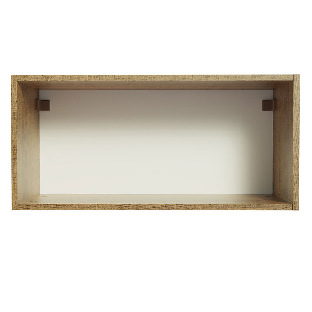 Gabinete Superior 70 cm 1 Puerta Abatible Agata Marrón/Gris