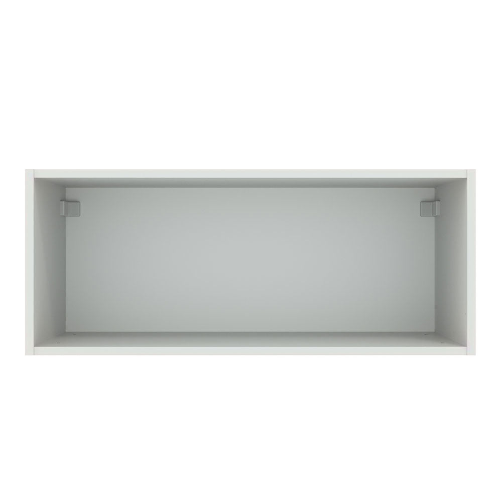 Gabinete Superior 80 cm 1 Puerta Abatible Agata Blanco/Gris