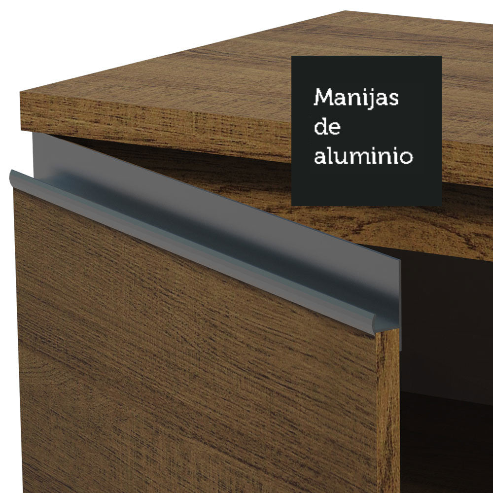 Mueble de Cocina Madesa Glamy 40 cm 3 Cajones Marrón