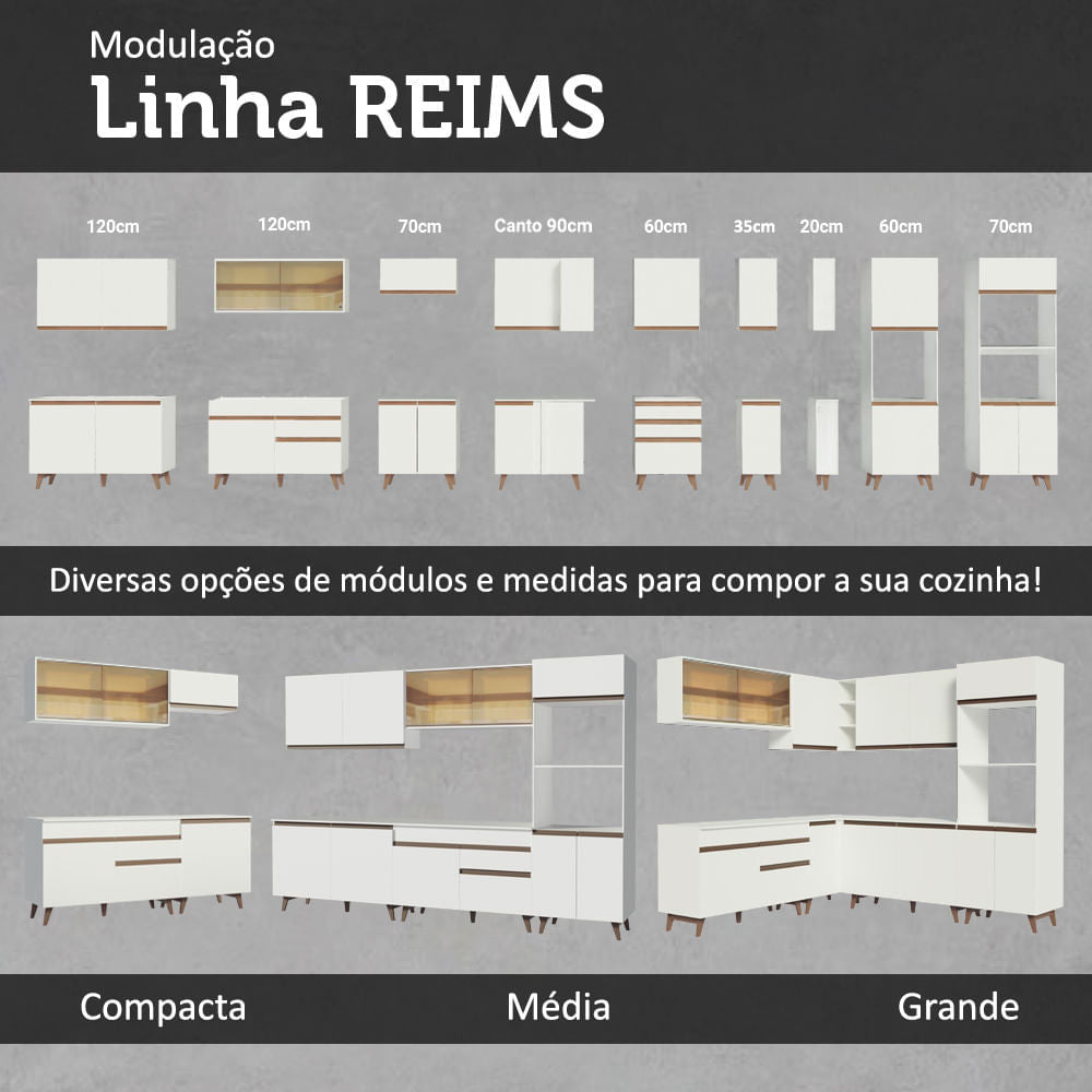 Mueble para Lavadero 120 cm 2 Puertas Blanco Reims