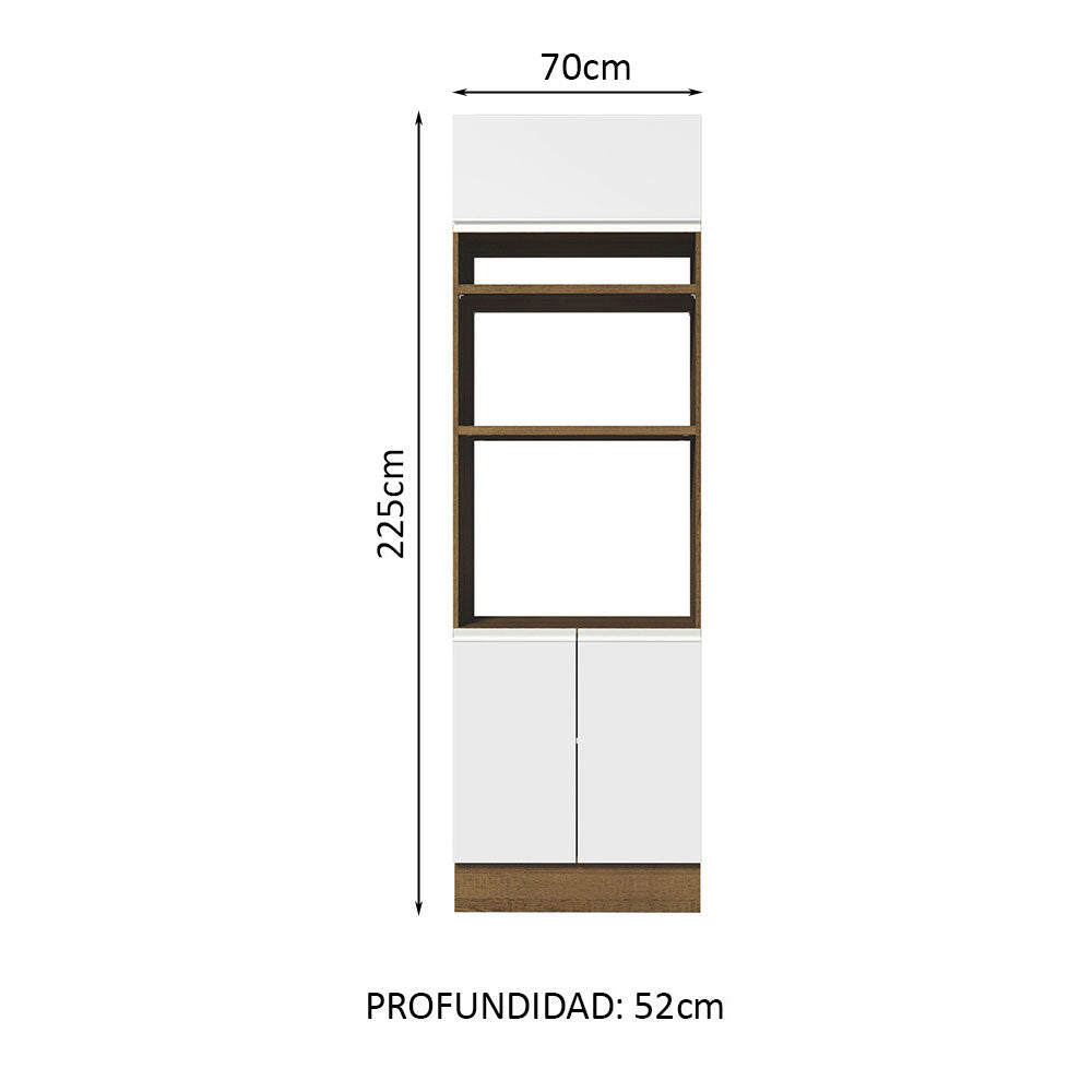 Mueble de Cocina Glamy - Torre para Hornos 70 cm