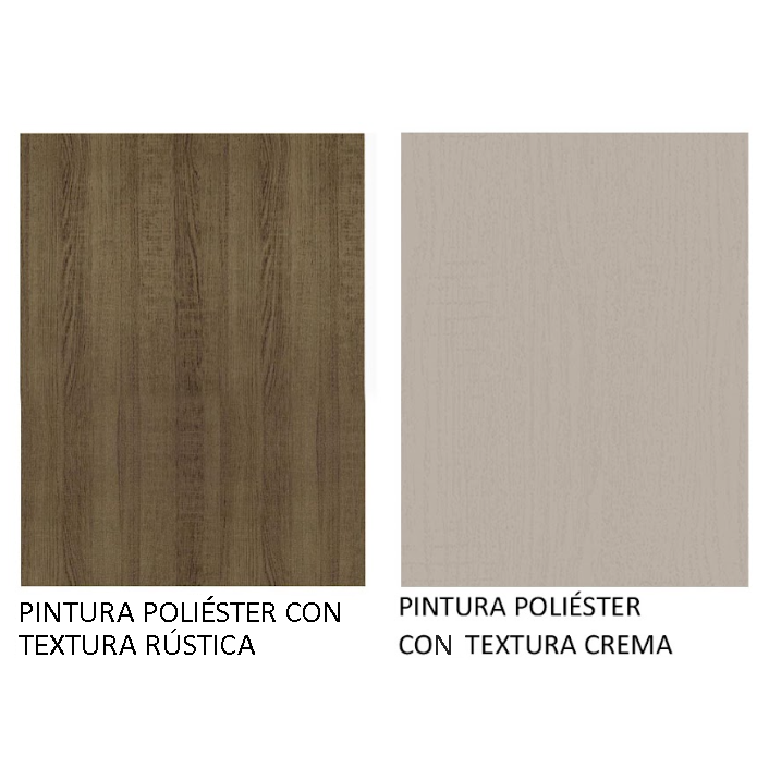 Gabinete Superior 70 cm 1 Puerta Abatible Agata Marrón/Crema