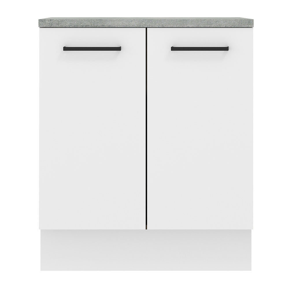 Mueble de Cocina 70 cm 2 Puertas Blanco Agata Madesa
