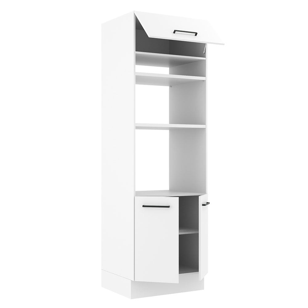 Mueble de Cocina para Horno 70 cm 3 Puertas Blanco Agata Madesa