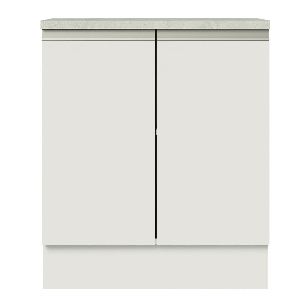 Mueble de Cocina Madesa Glamy 70 cm 2 Puertas Blanco