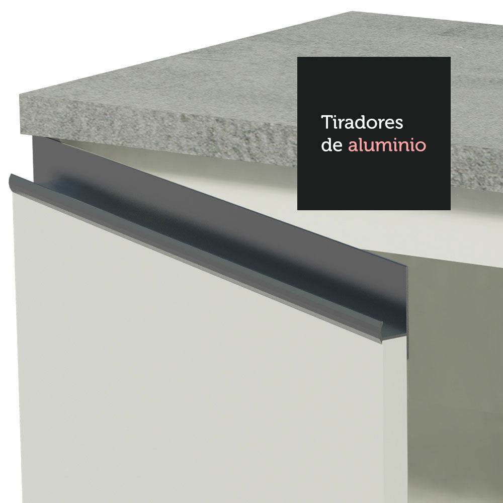 Cocina Integral 270cm Blanco Glamy Madesa 02