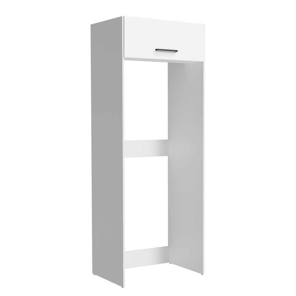 Mueble de Cocina para Refrigerador 1 Puerta Abatible Blanco Agata