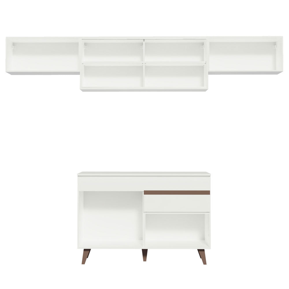 Cocina Integral 260 cm Blanco Reims 03