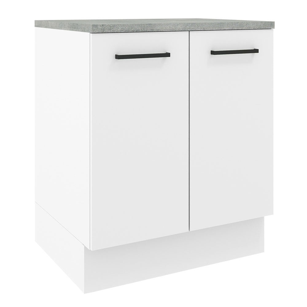 Mueble de Cocina 70 cm 2 Puertas Blanco Agata Madesa