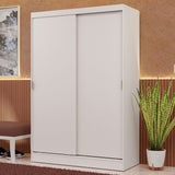 Clóset Soltero 2 Puertas Correderas Blanco Max
