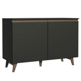 Gabinete Bajo para Lavadero 2 Puertas  Reims Negro