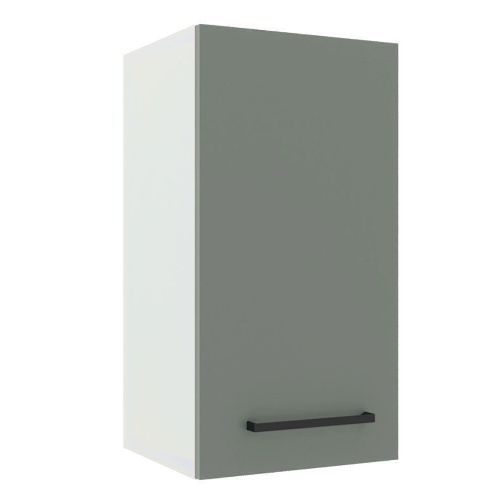 Gabinete Superior 35 cm 1 Puerta Agata Blanco/Gris