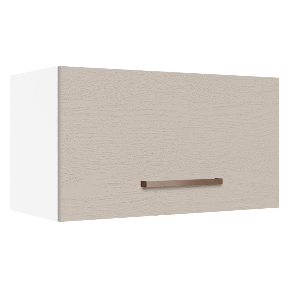 Alacena 60 cm 1 Puerta Basculante Blanco/Crema Agata Madesa