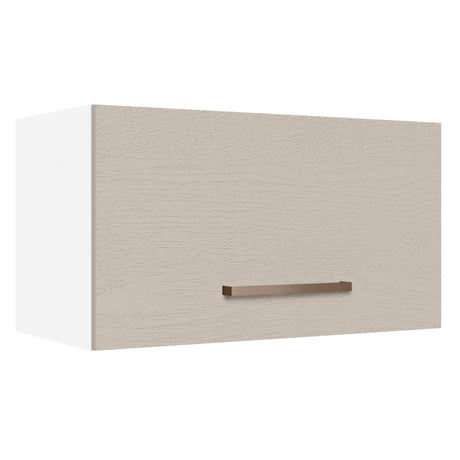 Alacena 60 cm 1 Puerta Basculante Blanco/Crema Agata Madesa