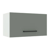 Gabinete Superior 60 cm 1 Puerta Abatible Agata Blanco/Gris