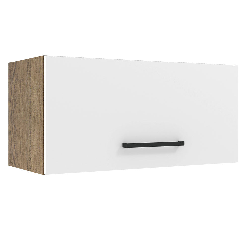 Alacena Madesa Agata 70 cm 1 Puerta Basculante Marrón/Blanco