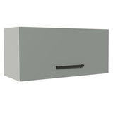 Gabinete Superior 70 cm 1 Puerta Abatible Agata Blanco/Gris