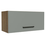 Gabinete Superior 70 cm 1 Puerta Abatible Agata Marrón/Gris