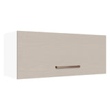 Alacena 80 cm 1 Puerta Basculante Blanco/Crema Agata Madesa