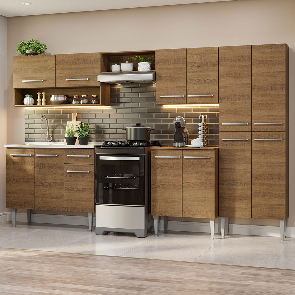 Mueble de Cocina Integral Emilly 293 cm - Con Lavadero 09