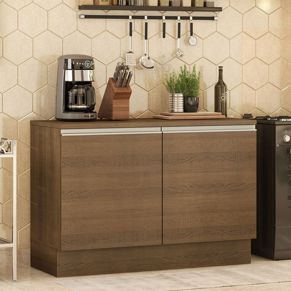Mueble de Cocina Glamy 120 cm - Mostrador para Lavadero con Encimera