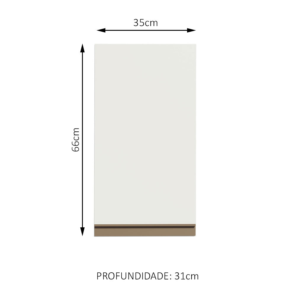 Gabinete Superior Reims 35 cm 1 Puerta Blanco