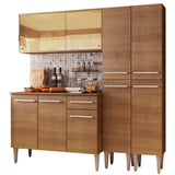 Cocina Compacta 169cm Marrón Emilly Voice 05