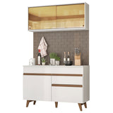 Cocina Integral 120cm Blanco Reims 01