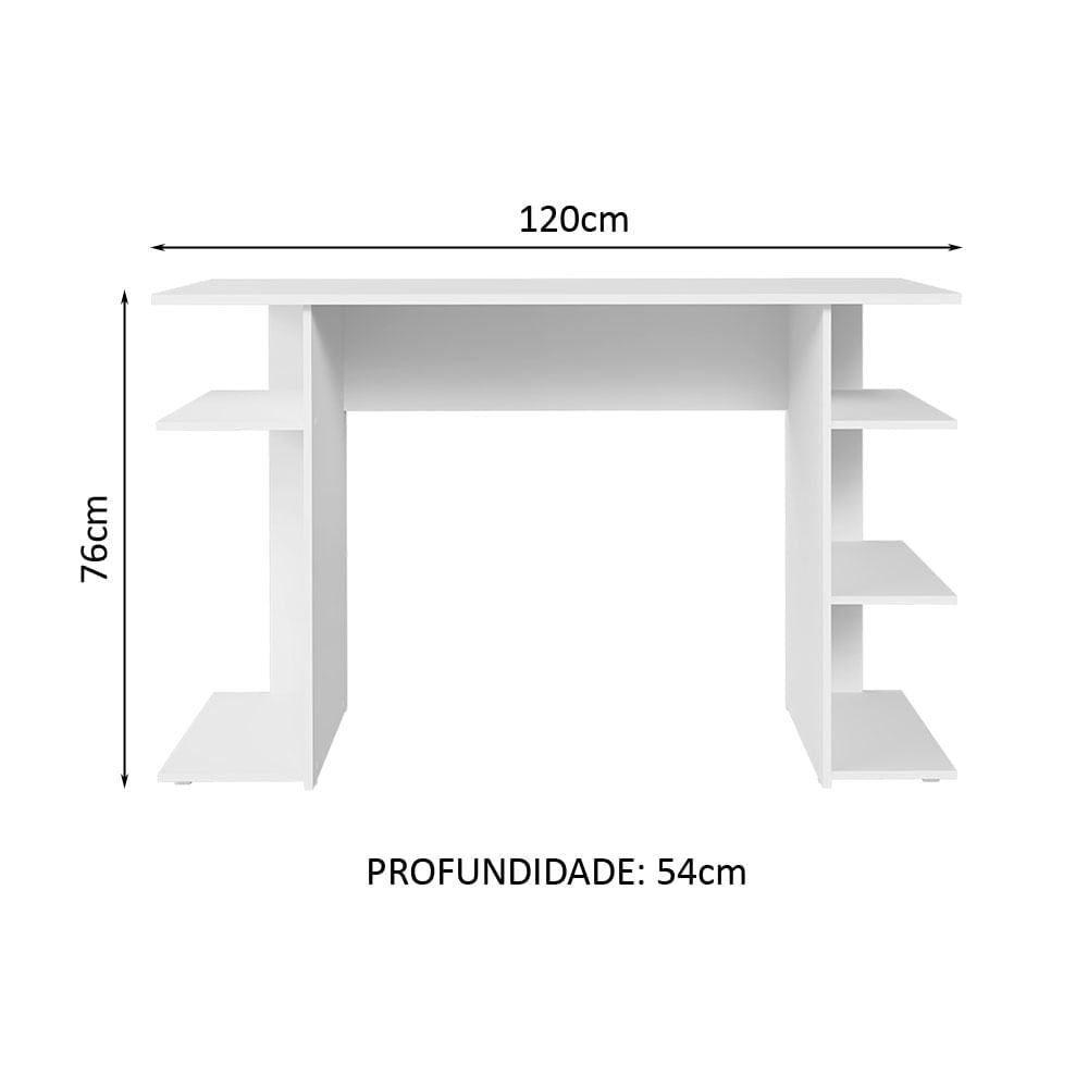 Escritorio para Computadora Gamer Blanco 9424