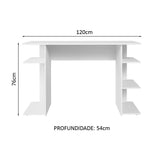 Escritorio para Computadora Gamer Blanco 9424