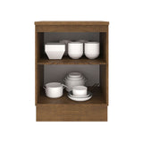 Mueble de Cocina Madesa Agata 60 cm 1 Puerta Marrón/Blanco