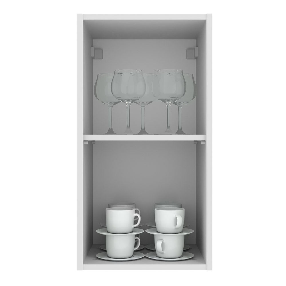 Alacena 35 cm 1 Puerta Blanco/Crema Agata Madesa