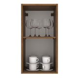 Alacena 35 cm 1 Puerta Marrón/Crema Agata Madesa