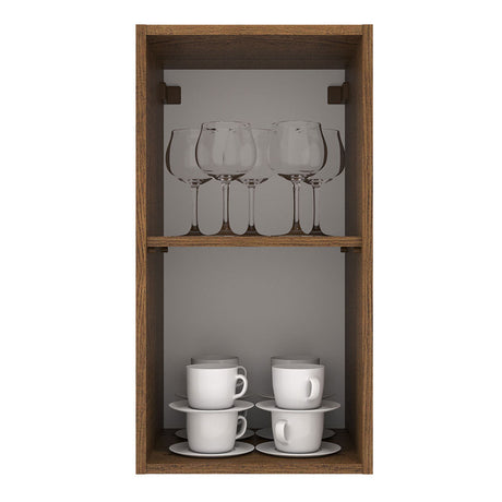 Alacena 35 cm 1 Puerta Marrón/Crema Agata Madesa