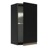 Gabinete Superior Reims 35 cm 1 Puerta Negro
