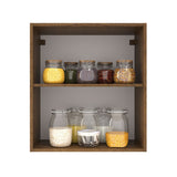 Alacena Madesa Agata 60 cm 1 Puerta Marrón/Blanco