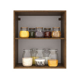Alacena 60 cm 1 Puerta Marrón/Crema Agata Madesa