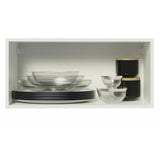 Gabinete Superior 70 cm 1 Puerta Abatible Agata Blanco/Gris
